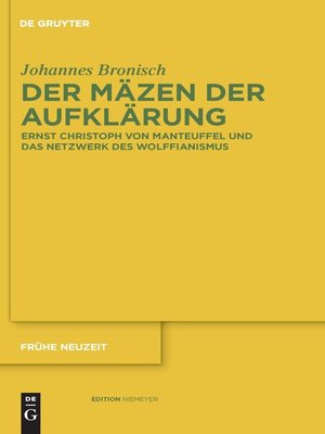 cover image of Der Mäzen der Aufklärung